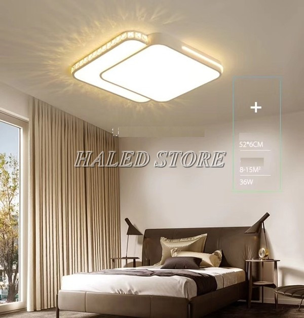 Đèn trần phòng ngủ dạng hộp