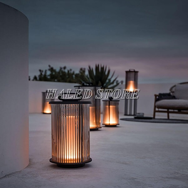 Mẫu đèn lồng sân thượng hiện đại