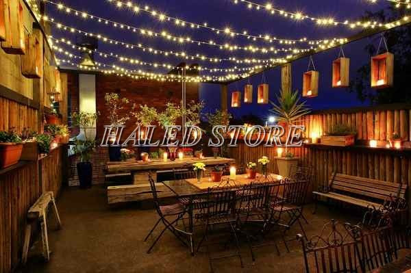 Đèn mành trang trí bắt mắt