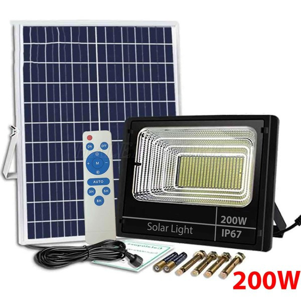 Đèn LED năng lượng mặt trời 200w Solar light IP67