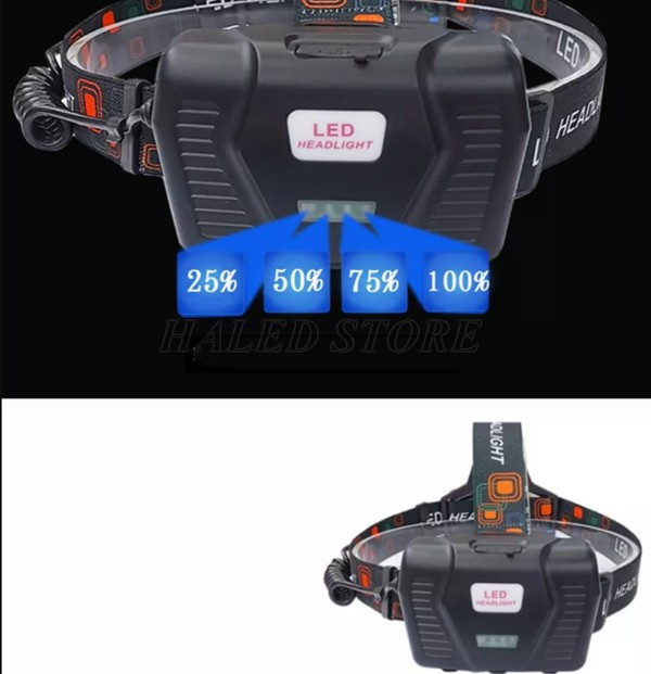 Đèn pin đội đầu chiếu xa 2km