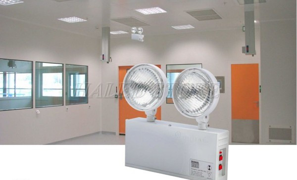 Đèn sự cố âm trần 2 bóng lối thoát hiểm 