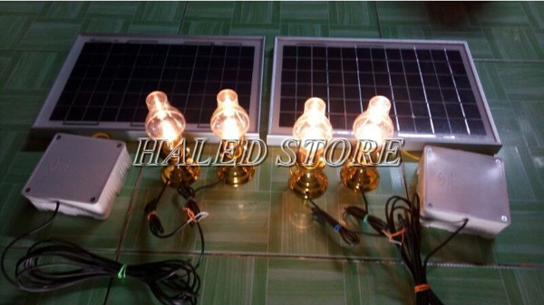 Bộ đèn thờ dùng năng lượng mặt trời
