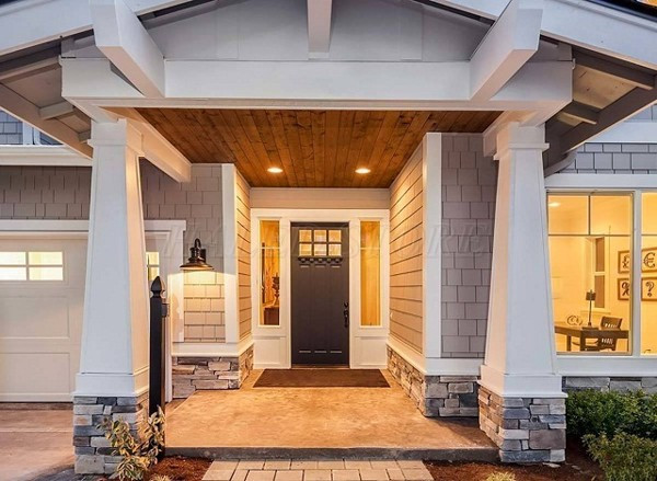 Đèn trang trí cột nhà âm trần