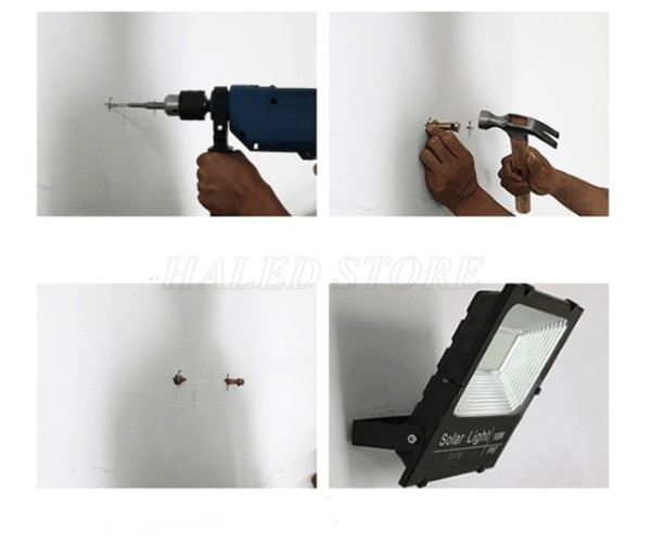 Cách lắp đặt đèn năng lượng mặt trời