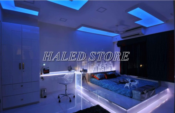 Không nên dùng đèn ngủ ánh sáng màu xanh dương