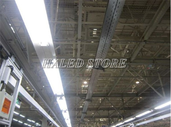 Ứng dụng của máng đèn LED HLDAMS6-9 chiếu sáng nhà xưởng