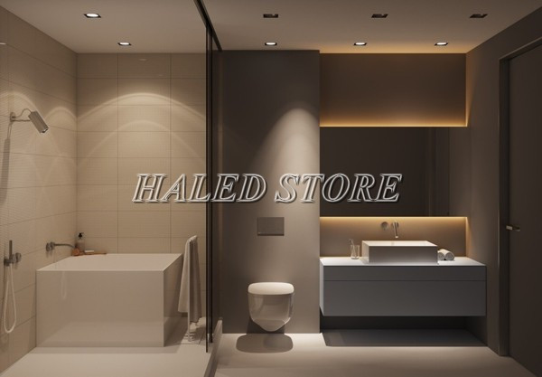 Thiết kế đèn nhà vệ sinh