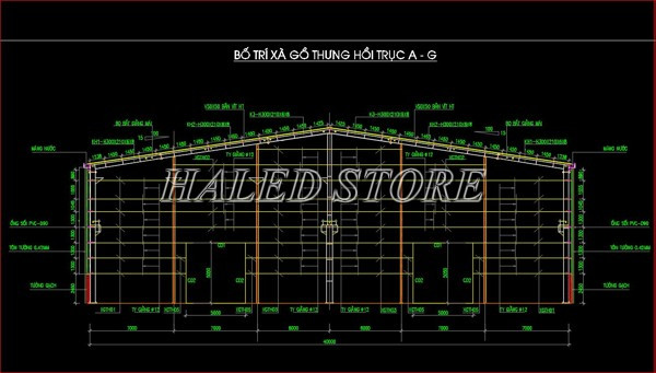 Thiết kế chi tiết xà gồ nhà xưởng khung thép