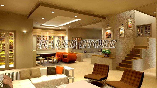 Ứng dụng đèn led âm trần cho phòng khách