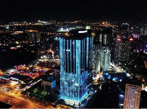 Đèn LED dây trang trí tòa nhà ngoài trời