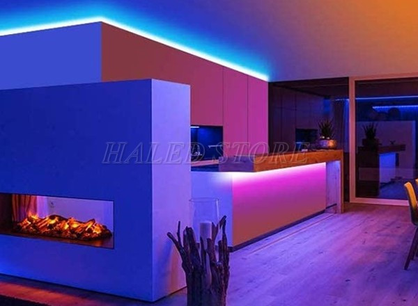 Ứng dụng đèn LED dây trang trí trong nhà 