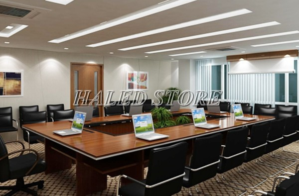 Đèn tuýp LED ứng dụng trong phòng họp 