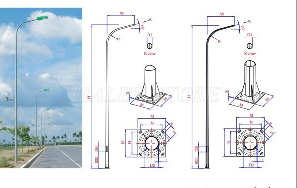 Thiết kế cột đèn HLDACTC9