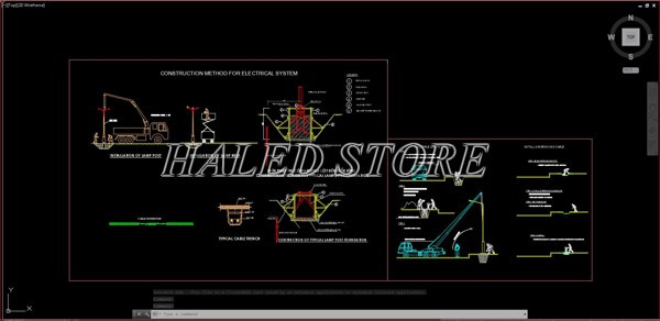 Bản vẽ thi công điện chiếu sáng