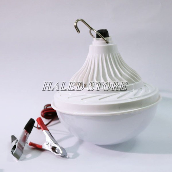 Bóng LED 12V 100w kẹp bình ắc quy