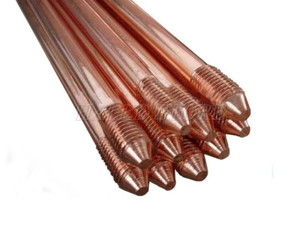 Cọc tiếp địa thép mạ đồng nhúng nóng 