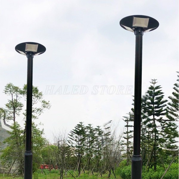 Cột đèn sân vườn năng lượng mặt trời HLDAMTSV8-250 chiếu sáng hiệu quả