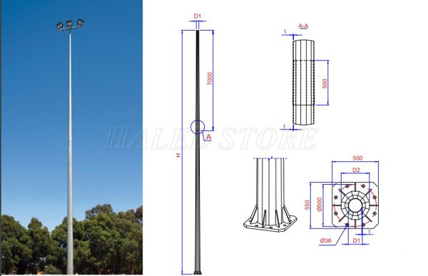 Cột đèn có độ bền vượt trội