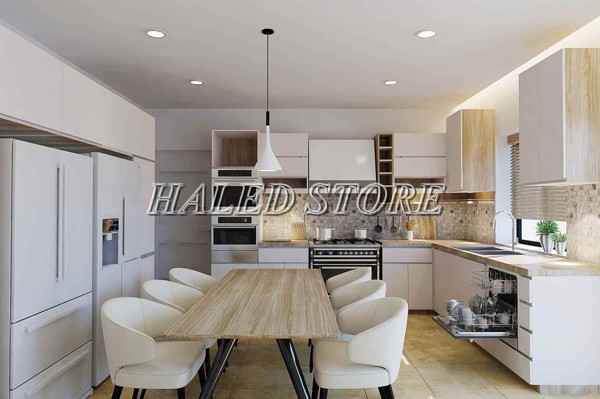 ĐỨng dụng đèn Led âm trần chiếu sáng cho phòng bếp