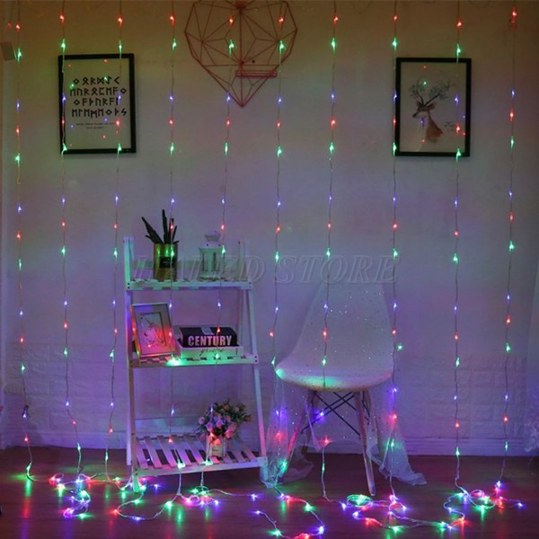 Đèn LED nháy thác nước nhiều màu