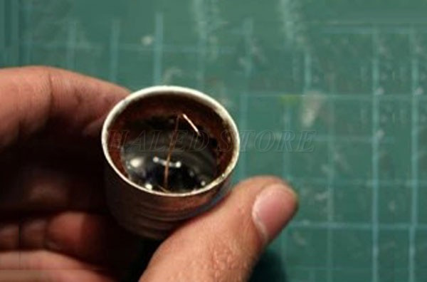 Luồn dây đồng qua đui xoáy