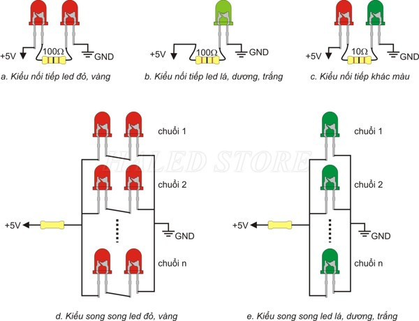 Mạch LED nguồn 5V