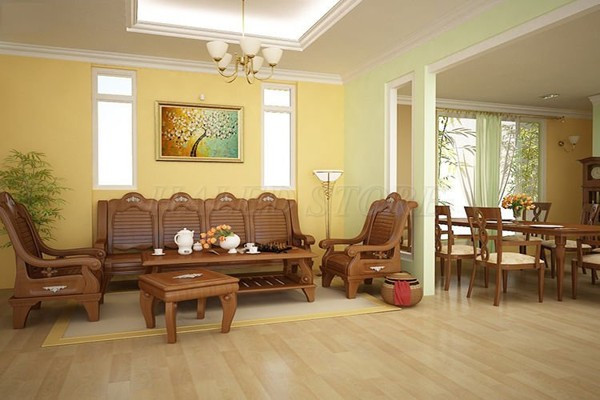 Mặt bằng bố trí đèn trần nhà cấp 4