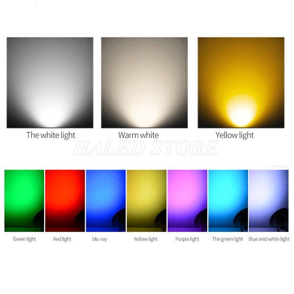 Đa dạng màu ánh sáng tạo điểm nhận hiệu quả