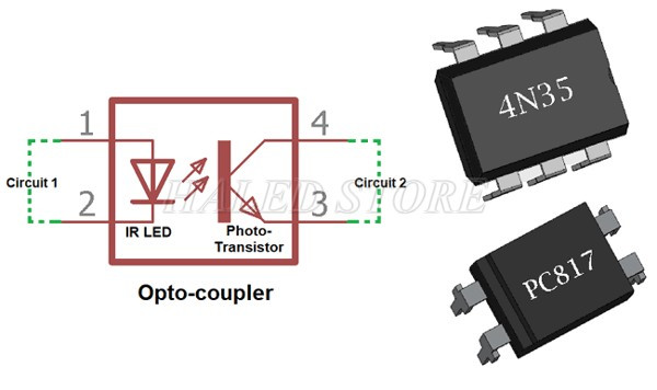 Opto couple đóng cắt điện áp cao