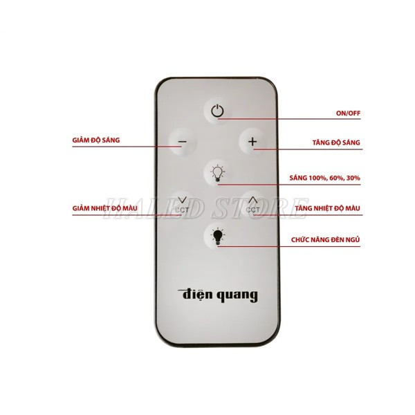 Remote điều khiển từ xa của đèn 