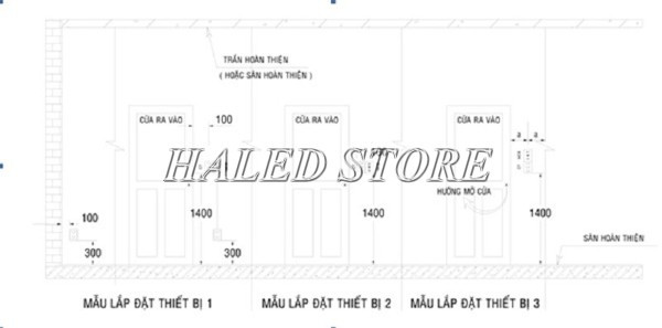 Sơ đồ công tắc điện phòng khách an toàn