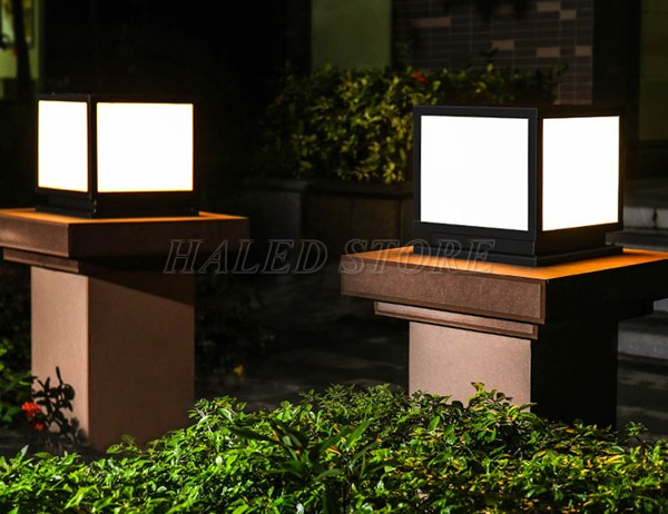 Trụ đèn trang trí cổng ngoài trời