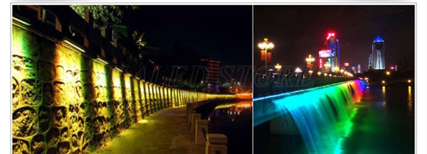 Ứng dụng của đèn LED thanh ngoài trời HLDAWW3-9 RGB