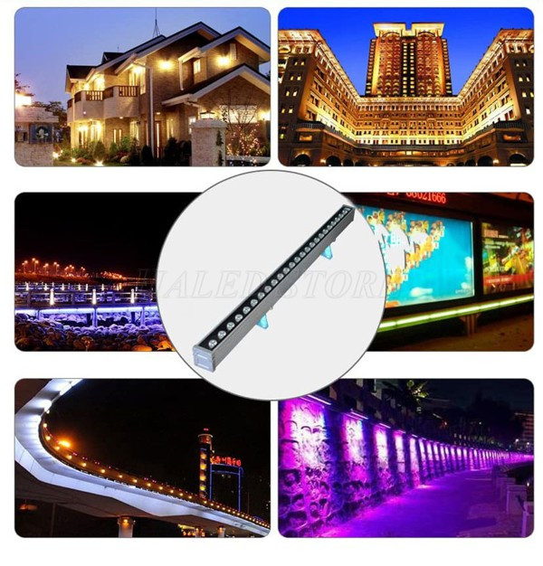 Đèn ứng dụng chiếu hắt ngoài trời bắt mắt