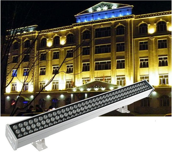 Đèn LED thanh ứng dụng chiếu hắt tòa nhà bắt mắt