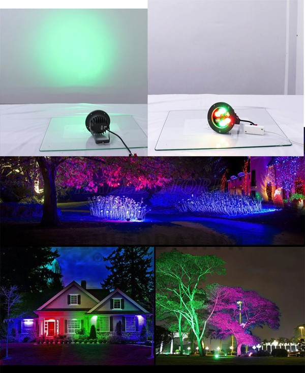 Ứng dụng của chip LED RGB 10w cho sản xuất đèn LED đổi màu