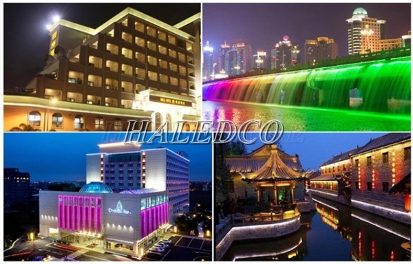 Đèn LED thanh ngoải trời HLDAWW3-18 RGB chiếu sáng hiệu quả