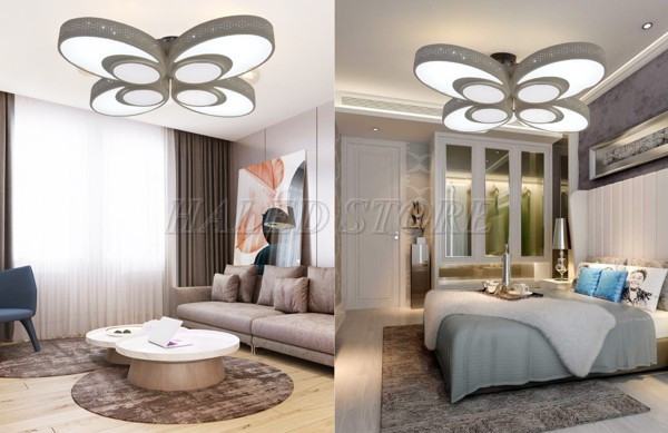 Đèn ốp trần chiếu sáng trong phòng 