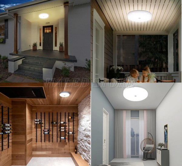 Một số ứng dụng đèn ốp trần chiếu sáng 