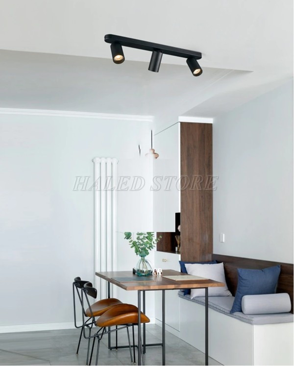Đèn LED rọi ray chiếu sáng phòng khách 