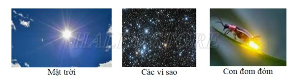Ví dụ về nguồn sáng tự nhiên 