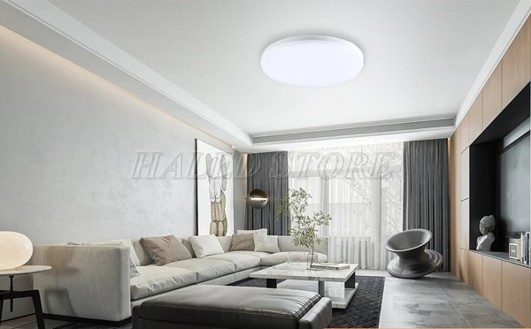 Đèn LED ốp trần chiếu sáng phòng khách 