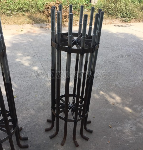 Khung móng cho cột đa giác 