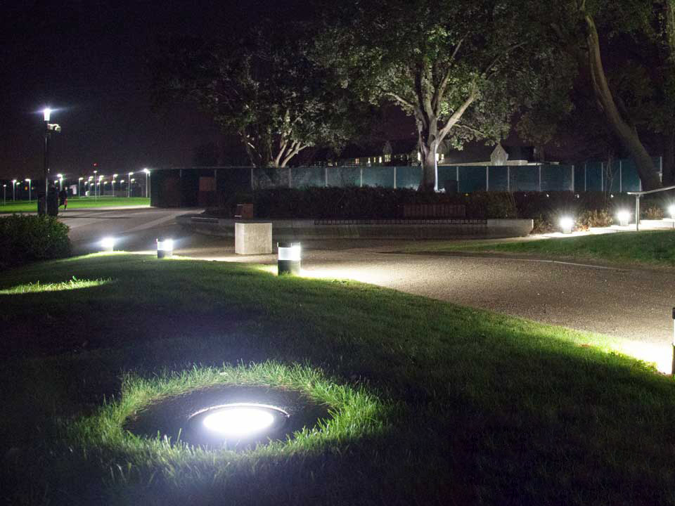 Ánh sáng trắng chiếu sáng nổi bật 