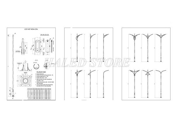 Báo giá cột đèn cao áp 10m Rẻ, Tốt, Sẵn Kho