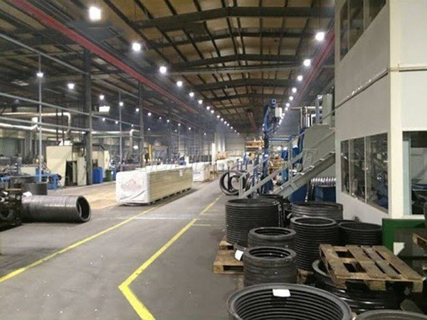 Đèn chống nố tròn chiếu nhà xưởng