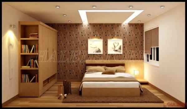 Đèn LED downlight 3 chế độ tô điểm không gian phòng ngủ