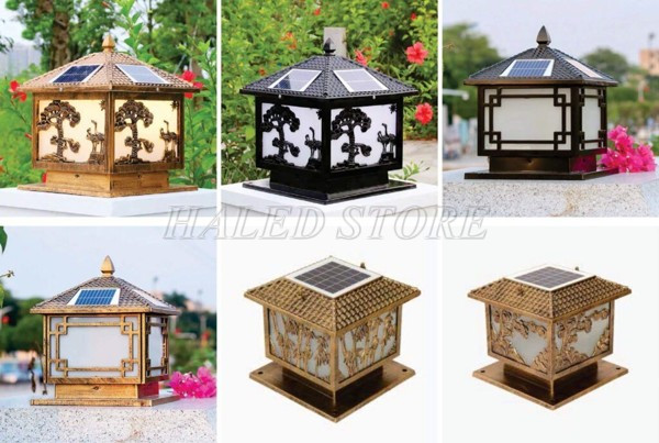 Đèn trụ cổng năng lượng mặt trời số 1