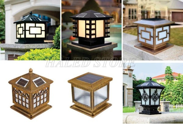 Đèn trụ cổng năng lượng mặt trời số 2
